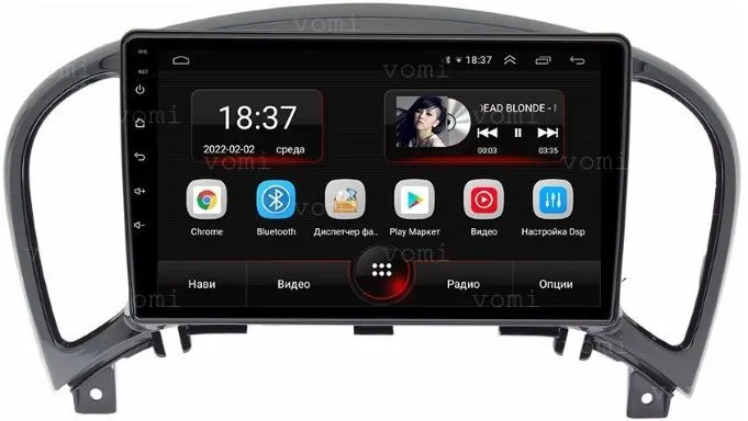 Штатная магнитола VOMI AK388R9-MTK Nissan Juke 2010-2020 на Android 10