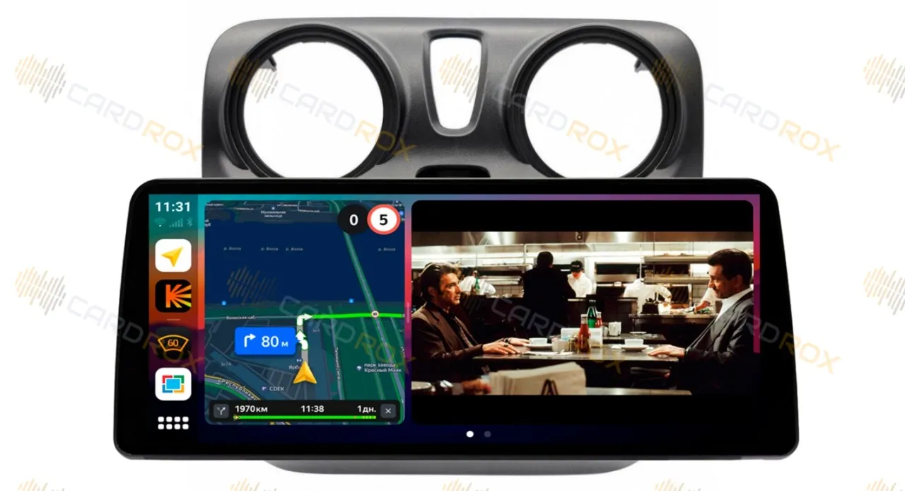 Штатная магнитола Renault Dokker 2012-2020 на Android 10, DSP, 4G, IPS, Carplay - Cardrox CD-4749-12 (12 дюймов)