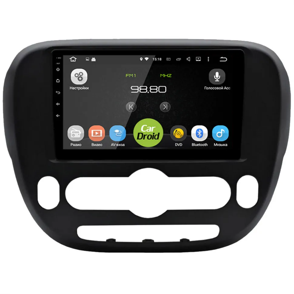 Штатная магнитола Roximo CarDroid RD-2320F-N14 для KIA Soul 2, 2014-2018 (авто с навигацией) (Android 10) DSP