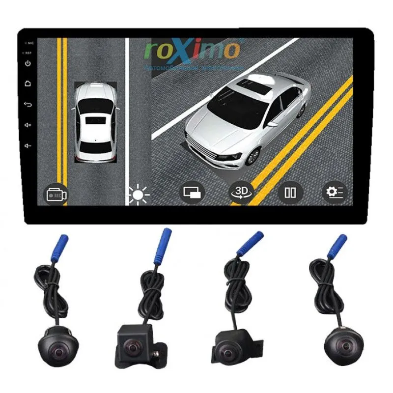 Комплект AHD камер 4шт. 360-3D для Roximo серии 4G Комплект AHD камер 4шт. 360-3D для Roximo серии 4G