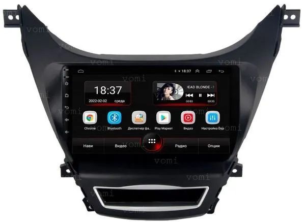 Штатная магнитола VOMI AK391R9-MTK-LTE-4-64 для Hyundai Elantra 2014-2016 на Android 10