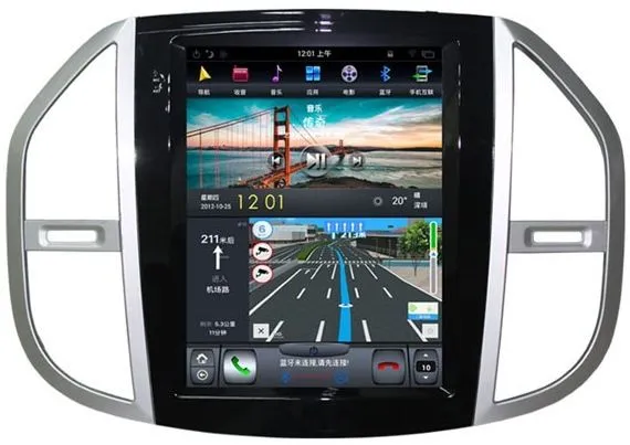 Магнитола Tesla для Mercedes-Benz Vito 2014+ на Android 9.0 Carmedia ZF-1078-DSP