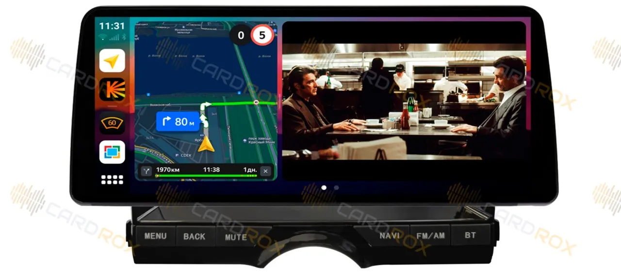 Штатная магнитола Toyota Mark X 2009 - 2019 на Android 10, DSP, 4G, IPS, Carplay - Cardrox CD-4978-12 (12 дюймов)