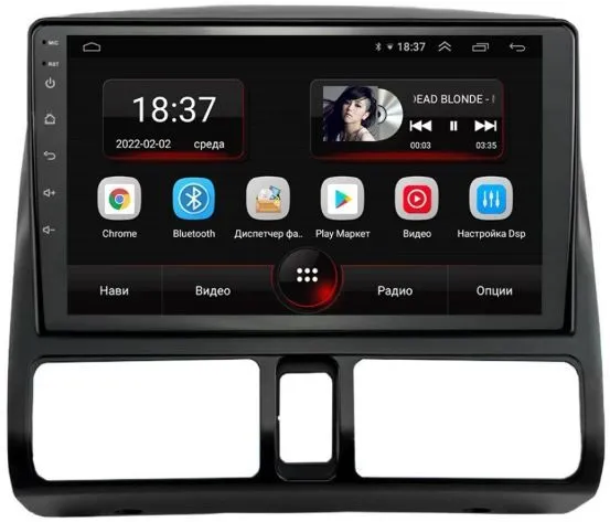 Штатная магнитола VOMI AK497R9-MTK Honda CR-V II 2002-2005 на Android 10