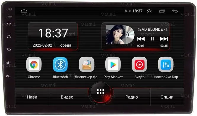 Штатная магнитола VOMI AK396R9-MTK-LTE-4-64 для Lada Granta 2011-2018 на Android 10
