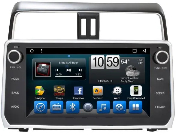 Штатное головное устройство для TOYOTA Land Cruiser Prado 150 2017+ на Android 10 Carmedia KR-1104-S10 Штатное головное устройство для TOYOTA Land Cruiser Prado 150 2017+ на Android 10 Carmedia KR-1104-S10