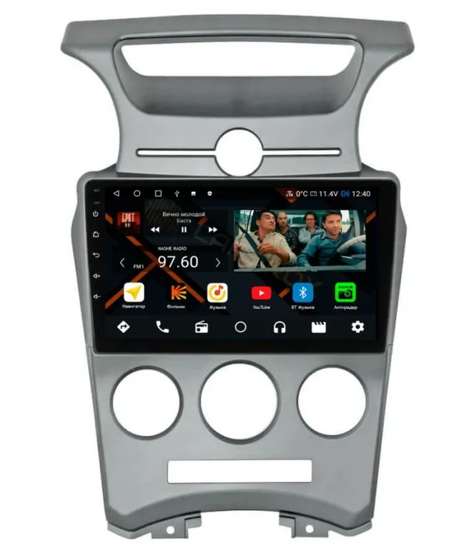Штатная магнитола Kia Carens 2006-2012, кондиционер  на Android 11 - Cardrox CD-4917M