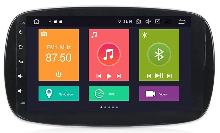 Штатная автомагнитола Mercedes-Benz Smart 2015-2019 Carmedia XN-M902-P6 Android 10