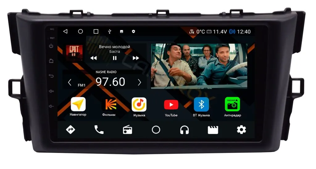 Штатная магнитола Toyota Mark X Zio 2007-2013 на Android 11, DSP, 4G, IPS / QLED 2K, Carplay - Cardrox CD-4544