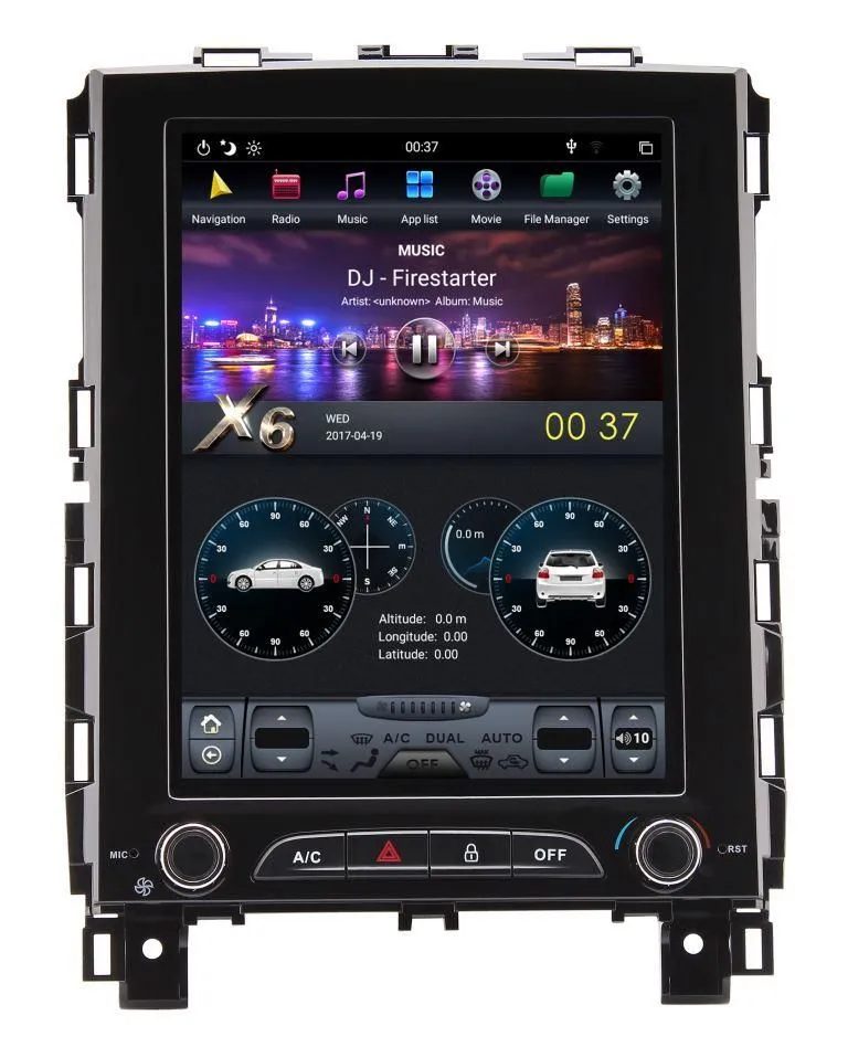 Магнитола Tesla для Renault Koleos 2016+ на Android 9.0 Carmedia ZF-1057-DSP