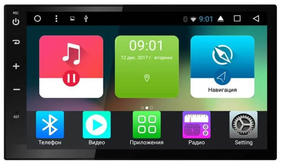 Головное устройство 7 дюймов Nissan на Android 7.1 CARMEDIA TP-UN008