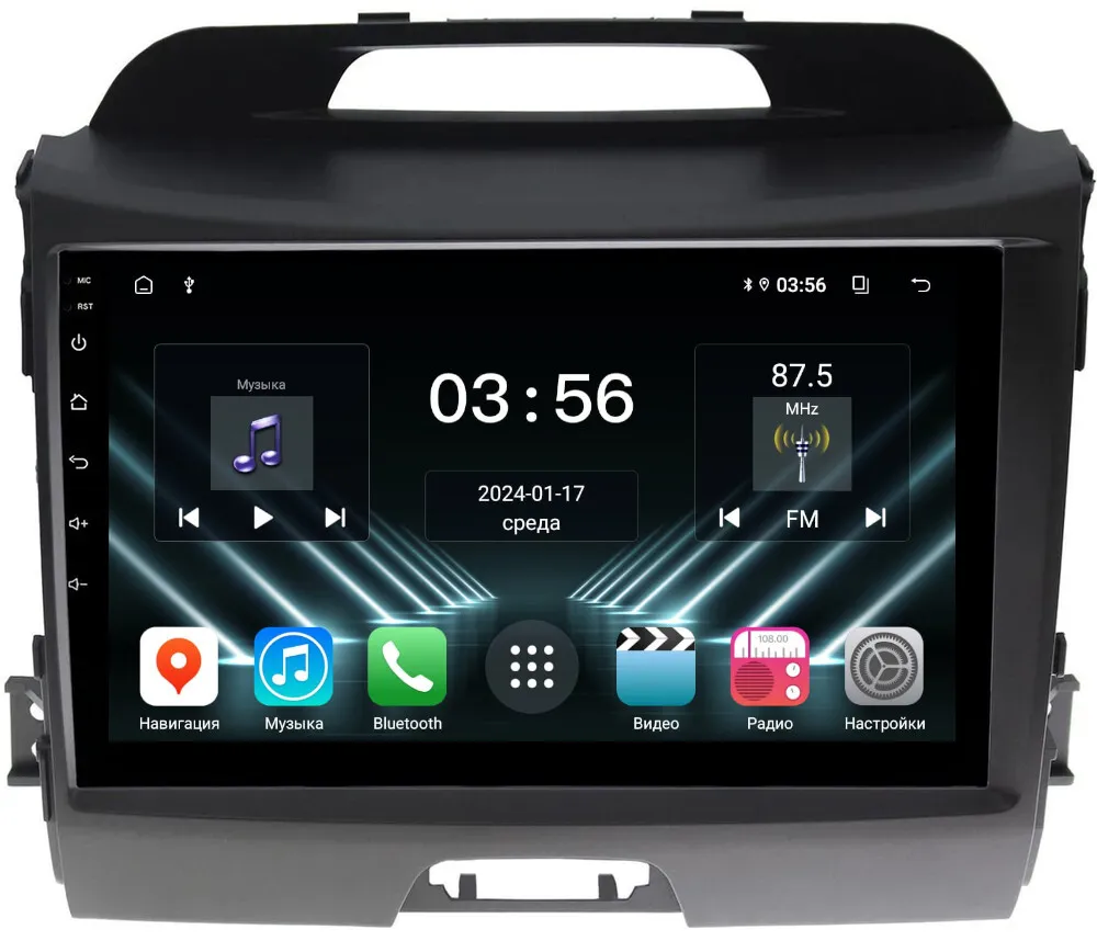 Штатная магнитола для Kia Sportage 2010-2016 на Android 13 - FarCar (D/DX537M) Штатная магнитола для Kia Sportage 2010-2016 на Android 13 - FarCar (D/DX537M)