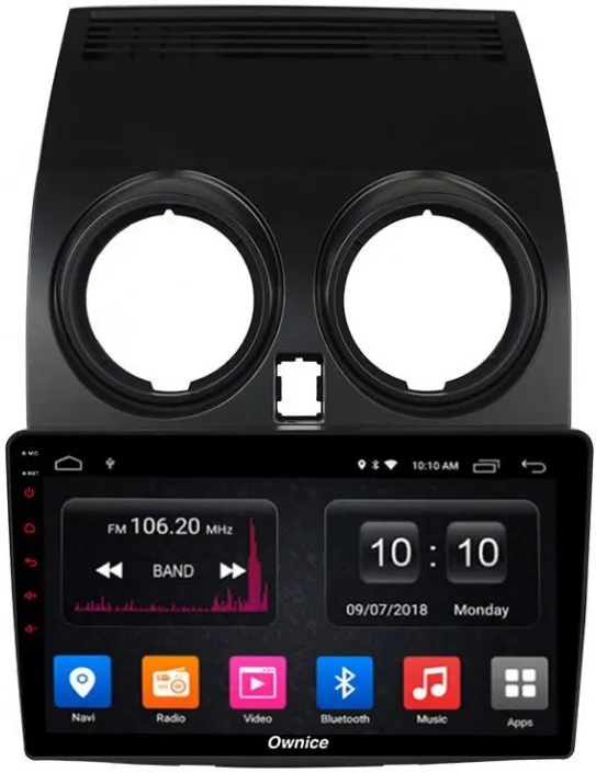 Штатная магнитола Ownice G10 S9662-2E для Nissan Qashqai 2007 (Android 8.1.0)