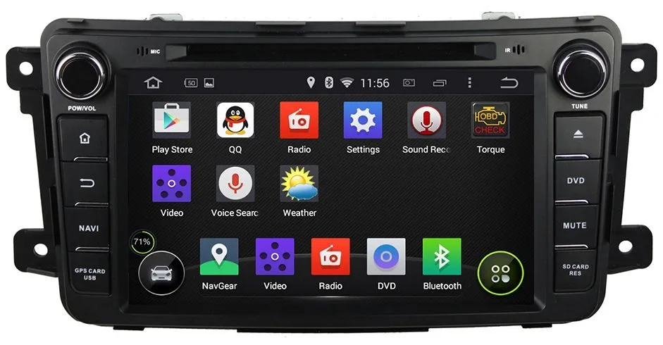 Штатная автомагнитола Mazda CX9 2007-2015 Carmedia KD-8069-P6 Android 9.0 DSP
