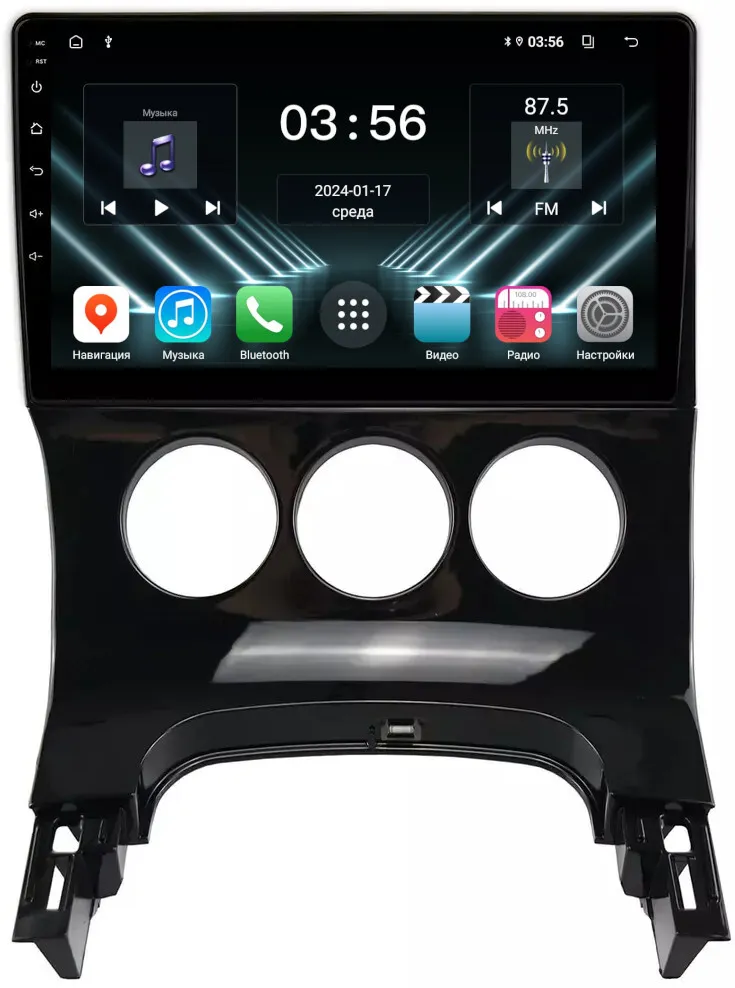 Штатная магнитола для Peugeot 3008, 5008 2013+ на Android 13 - FarCar (D/DX197M)