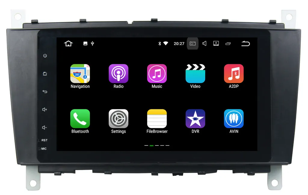 Штатное головное устройство Android 7.1 Newsmy KD-8225-P3-7 для MERCEDES G-класс W463 2007-2012, C-класс W203 2004-2007, CLK, CLC, SLK