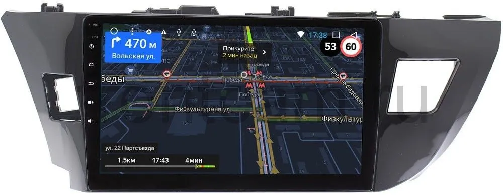 Штатная магнитола для Toyota Corolla XI 2013-2015 OEM GT10-1026 на Android 10 (для авто с камерой)