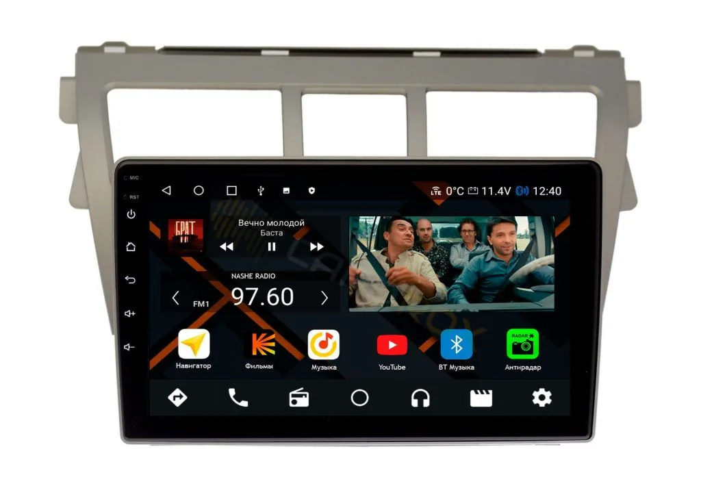 Штатная магнитола Toyota Belta 2005-2012 на Android 11 - Cardrox CD-4462M