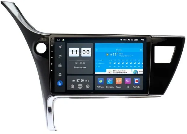 Штатная магнитола VOMI ZX353R10-7862-LTE-4-64 для Toyota Corolla 2017-2019 E180 (рестайлинг, без часов на родной панели) на Android 10 Штатная магнитола VOMI ZX353R10-7862-LTE-4-64 для Toyota Corolla 2017-2019 E180 (рестайлинг, без часов на родной панели) на Android 10