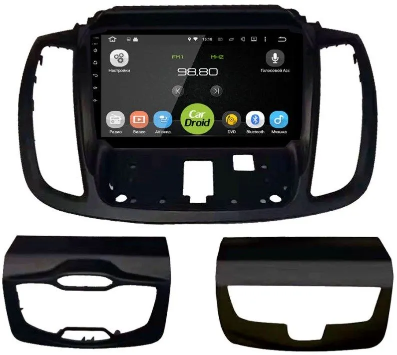 Штатная магнитола CarDroid RD-1717F для Ford Kuga 2 2012-2019 (Android 10)