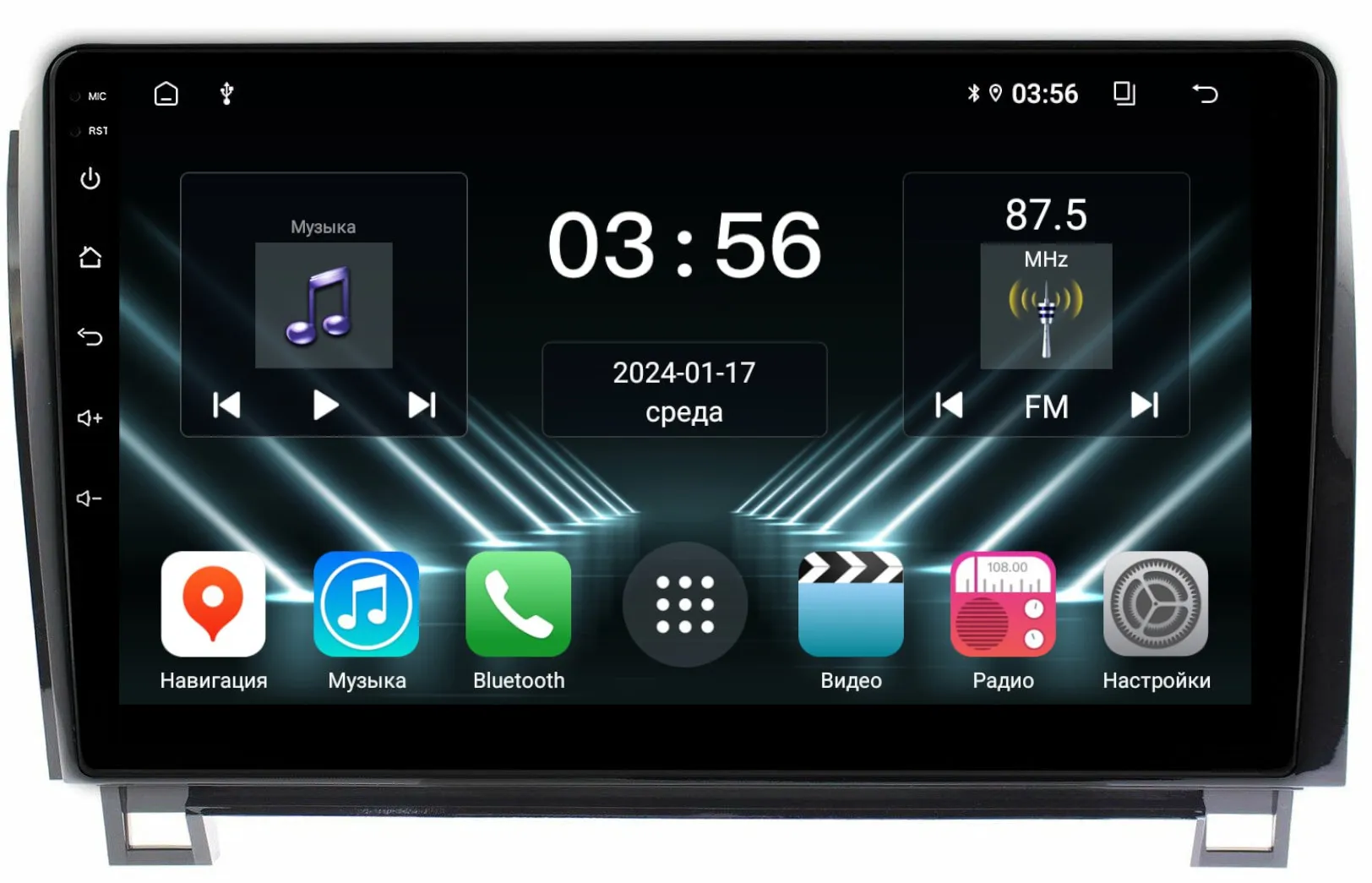 Штатная магнитола для Toyota Tundra XK50 2007-2013, Sequoia XK60 2007-2022 на Android 13 - FarCar (D/DX790M)