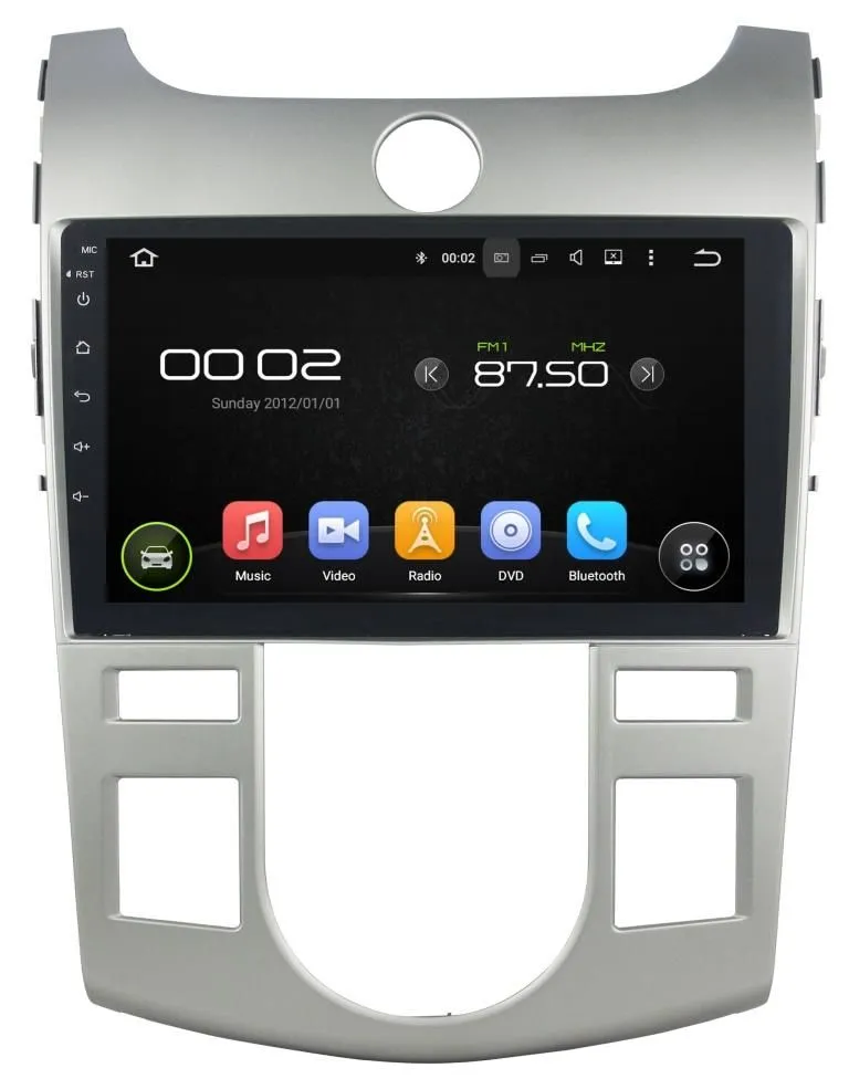 Штатное головное устройство Kia Cerato II 2008-2013 (TD) с климат-контролем на Android 10 Carmedia KD-9702-P6