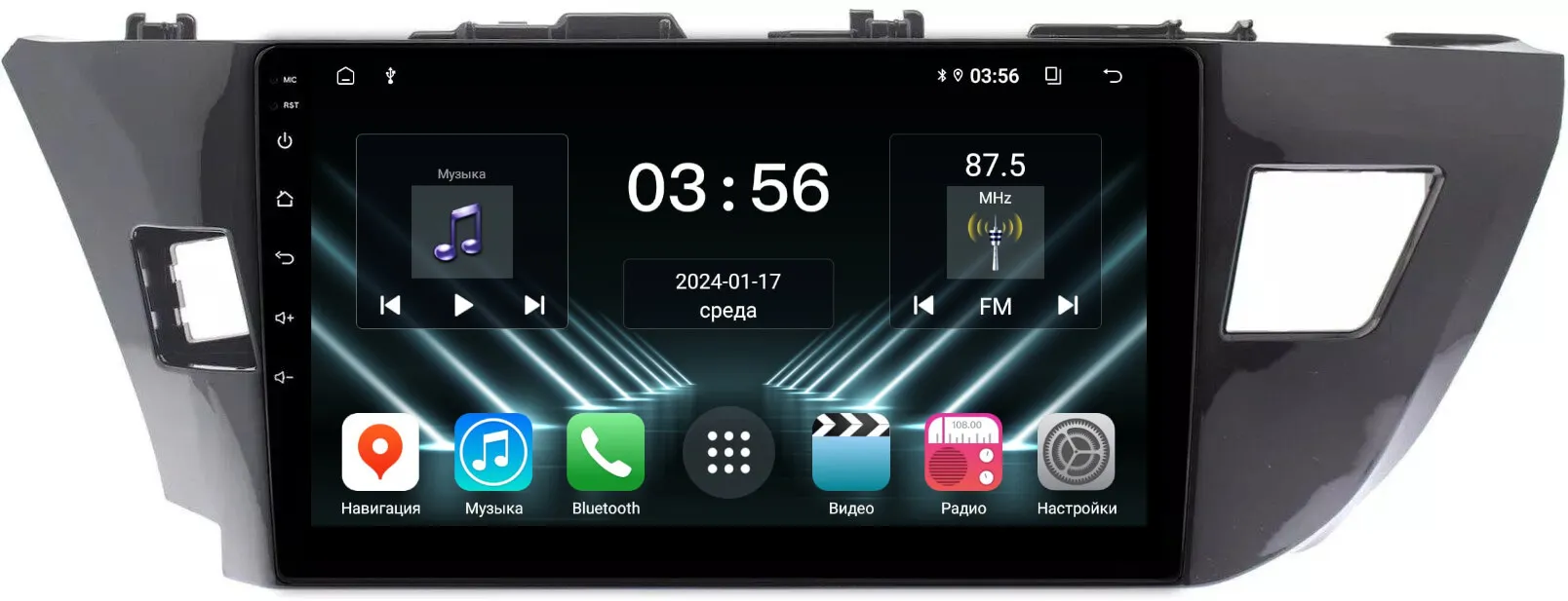 Штатная магнитола для Toyota Corolla 2013-2016 на Android 13 - FarCar (D/DX307M) Штатная магнитола для Toyota Corolla 2013-2016 на Android 13 - FarCar (D/DX307M)