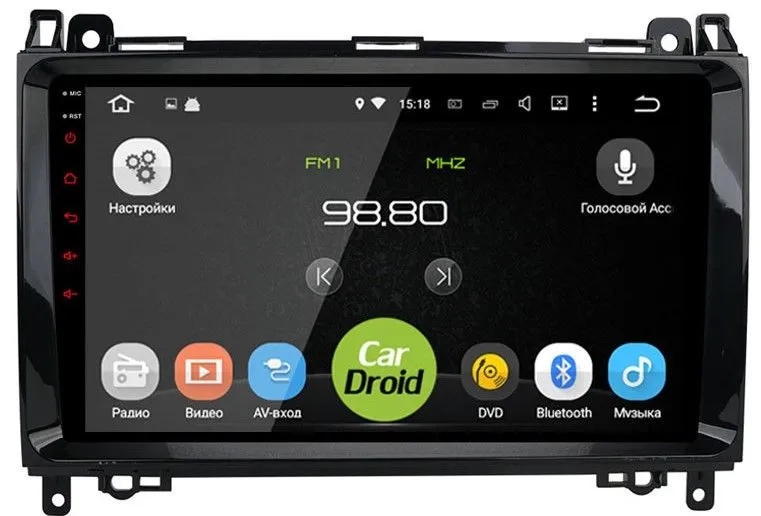 Штатная магнитола CarDroid RD-2503F для Mercedes Benz W169 W245 Vito Viano (Android 10) Штатная магнитола CarDroid RD-2503F для Mercedes Benz W169 W245 Vito Viano (Android 10)