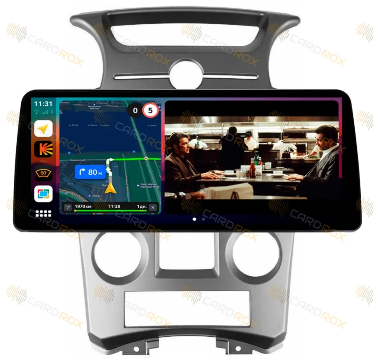 Штатная магнитола Kia Carens 2006-2012, климат на Android 10, DSP, 4G, IPS, Carplay - Cardrox CD-4918-12 (12 дюймов)