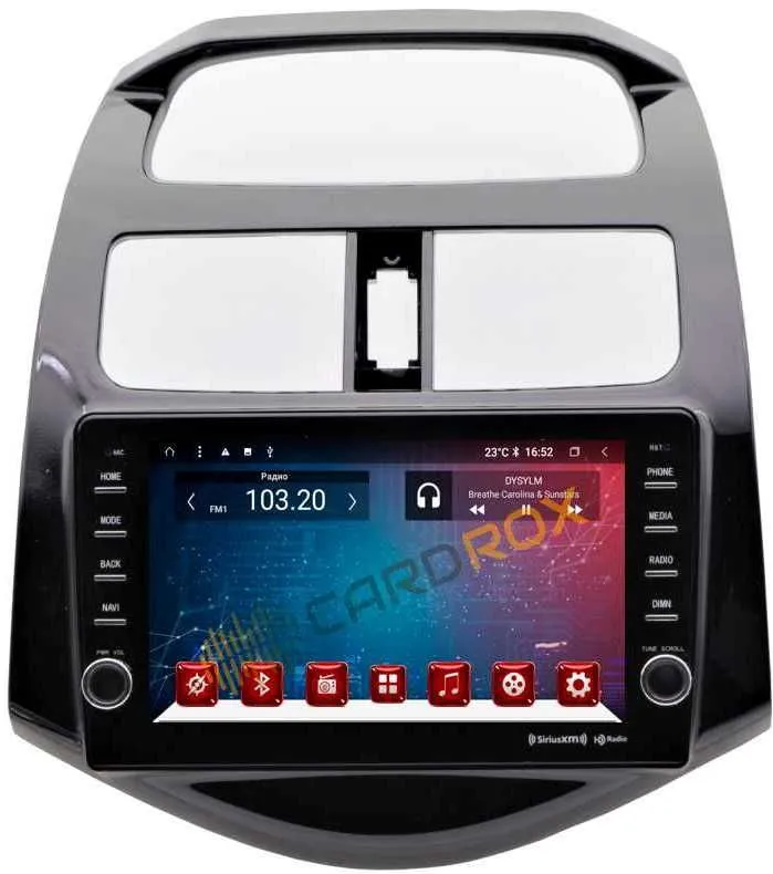 Головное устройство на Android 10 для Chevrolet Spark 2010-2015 CARDROX FD-4322-TS10-4-64 с кнопками и DSP процессором