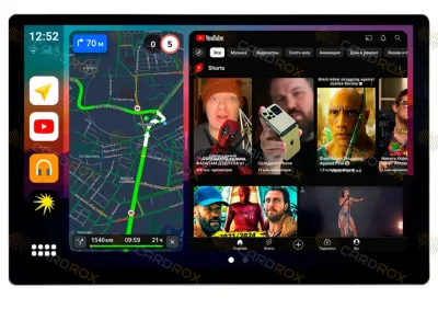 Штатная магнитола Volkswagen Universal 2017+ на Android 10, DSP, 4G, IPS, Carplay - Cardrox CD-4483-13 (11-13 дюймов)