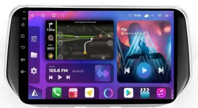 Штатная магнитола для Hyundai Santa Fe 2018-2020 на Android 13, QLED/2K, 4G - FarCar S500 Plus (1124M)