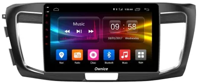 Штатная магнитола для Honda Accord 9 2013-2015 (CR2 на Android 12 (14), (QLED/2K) - Carmedia OL-1642-NPQU