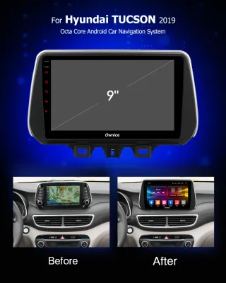 Штатная магнитола для Hyundai Tucson 2019+ на Android 10, DSP, HDMI, Интерьерная подсветка - Carmedia SF-9728-D