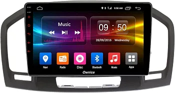 Штатная магнитола для Opel Insignia 2009–2013 дорестайл, взамен CD300 и CD400 на Android 10, DSP, HDMI, Интерьерная подсветка - Carmedia OL-9267-D