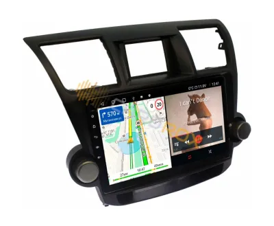 Штатная магнитола Toyota Highlander II 2008-2013 на Android 11, DSP, 4G, IPS / QLED 2K, Carplay - Cardrox CD-4011