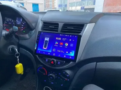 Штатная магнитола Hyundai Solaris 2011-2016 на Android 11, DSP, 4G, IPS / QLED 2K, Carplay - Cardrox CD-4484