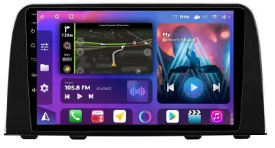 Штатная магнитола для Honda CR-V 2016-2020 V на Android 13, QLED/2K, 4G - FarCar S500 Plus (1011M)