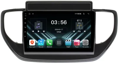 Штатная магнитола для Hyundai Solaris 2020-2022 (штатная навигация) на Android 13 - FarCar (D/DX2003M)