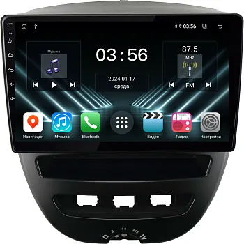 Штатная магнитола для Peugeot 107, Toyota Aygo, Citroen C1 2005-2014 на Android 13 - FarCar (D/DX3072M)