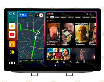 Штатная магнитола Mitsubishi Pajero Mini 2000-2007 2 дорестайл на Android 10, DSP, 4G, IPS, Carplay - Cardrox CD-4628-13 (11-13 дюймов)