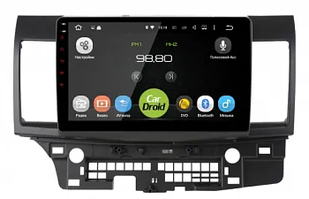 Штатная магнитола CarDroid RD-2612F для Mitsubishi Lancer X (Android 10)