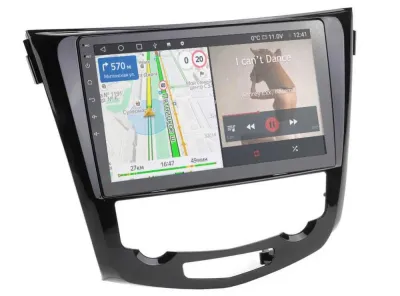 Штатная магнитола Nissan Qashqai J11 2014+, X-Trail T32 2015+ (климат-контроль) на Android 11, DSP, 4G, IPS / QLED 2K, Carplay - Cardrox CD-4029