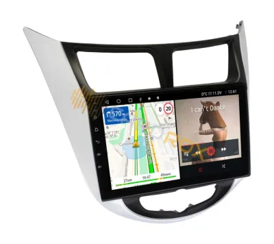 Штатная магнитола Hyundai Solaris 2011-2016 на Android 11, DSP, 4G, IPS / QLED 2K, Carplay - Cardrox CD-4484
