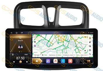 Штатная магнитола 12-14,6" для Renault Logan, Sandero 2014-2019 (стиль LUX ONE) - Carmedia OL-9945