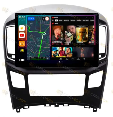 Штатная магнитола Hyundai Starex, H-1 2016-2021 (черный) на Android 10, DSP, 4G, IPS, Carplay - Cardrox CD-4671-13 (11-13 дюймов)