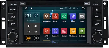 Штатное головное устройство Jeep Commander, Compass, Cherokee на Android 10 Carmedia MKD-J613-P30