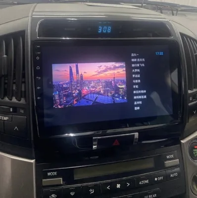 Штатная магнитола для Toyota Land Cruiser 200 2007-2015 (экран климата внизу) на Android 13, QLED/2K, 4G - FarCar S500 Plus (381M)
