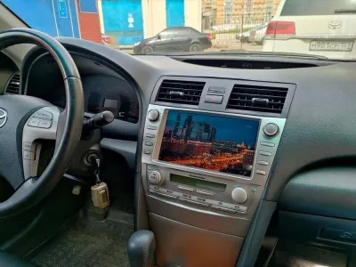 Штатная магнитола Toyota Camry V40 2006-2011 с кнопками на Android 10, DSP, 4G, IPS, Carplay - Cardrox CD-4748-13 (11-13 дюймов)