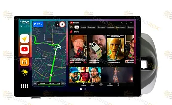 Штатная магнитола Toyota Vitz 2015-2020 серый на Android 10, DSP, 4G, IPS, Carplay - Cardrox CD-4475-13 (11-13 дюймов)
